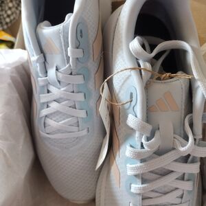 Adidas White and Light Blue Sneakers Runfalcon 3.0W NIB